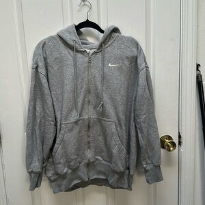 Nike Grey Hooded Zipup